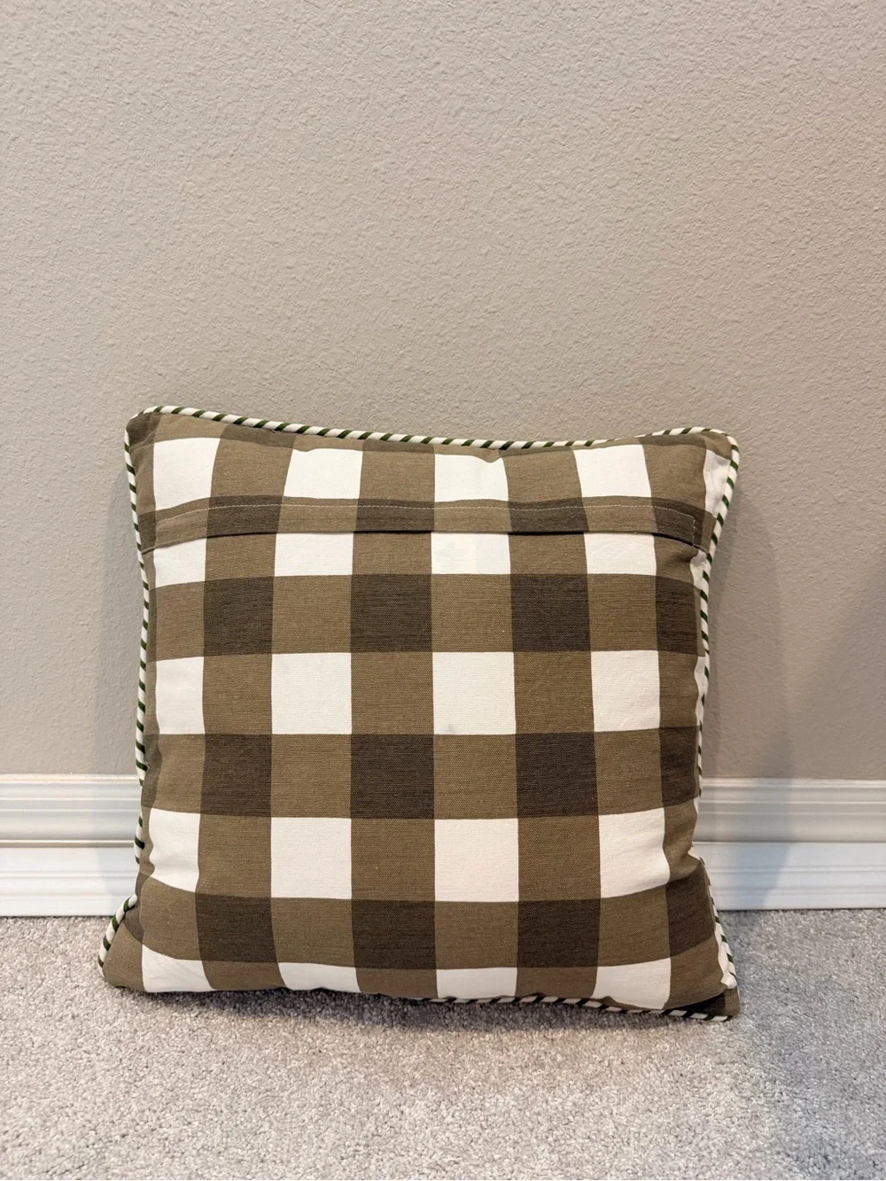 Mud Pie Thankful Turkey Decorative Pillow